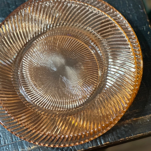 Pink Diana Federal Depression dinner plates - Picture 2 of 6